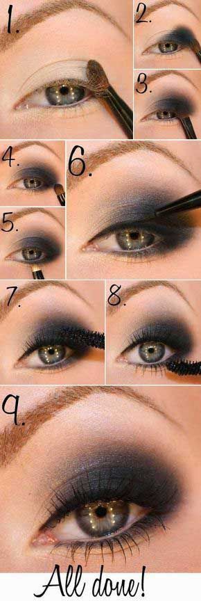 15 Best Smokey Eye Makeup Tutorials To Try In 2020 | FashionEven Maquillaje Smokey Eyes, Machiaj Smokey Eyes, Smokey Eyes Tutorial, Make Up Diy, Make Up Tutorials, Makeup Tip, Hollywood Makeup, Nails Classy, Smokey Eye Tutorial