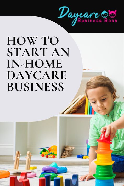 Start A Daycare, In Home Childcare, School Branding, Daycare Business, Home Childcare, Starting A Daycare, Business Card Displays, Home Daycare, Business Funding