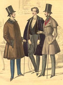 Romantic Period Clothing | Top hats are worn, sometimes called derby hats or bowlers. Victorian Mens Fashion, 19th Century Men, 1830s Fashion, Victorian Men, Romantic Men, Victorian Man, Romantic Era, Romantic Period, Mens Fashion Illustration