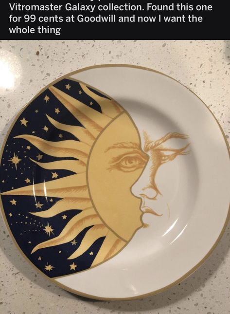 Astrology Pottery Painting, Sun And Moon Pottery Painting, Celestial Pottery Painting Ideas, Moon Pottery Painting, Celestial Ceramics, Sun And Moon Pottery, Celestial Pottery, Pottery Sun, Ceramic Sun