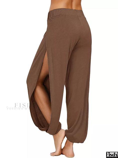 Harem Yoga Pants, Harem Pants Women, فستان سهرة, Pants Loose, Beach Pants, Flare Leggings, Dance Outfits, Yoga Clothes, Fashion Sewing