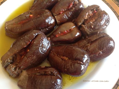 Pickled Eggplant Arabic, Makdous Recipe, Smoothie Recipes Spinach, Pickles Vegetables, Adana Kebab Recipe, Ramadan Meals, Syrian Recipes, Syria Pictures, Adana Kebab