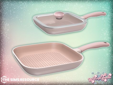 Sims 4 Frying Pan Override, Grill Cc Sims 4, Sims 4 Kitchen Appliances Cc, Sims 4 Kitchen, Cc Sims4, Sims 4 Clutter, Sims 4 Cc Furniture, Sims 4 Houses, Ts4 Cc