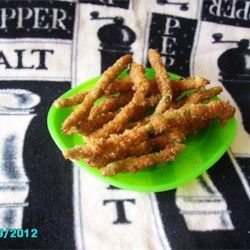 Deep-Fried Asparagus - Allrecipes.com Fried Asparagus Recipes, Deep Fried Asparagus, Springtime Appetizers, Fried Asparagus, Fresh Bread Crumbs, Fancy Appetizers, Asparagus Fries, Asparagus Recipes, Asparagus Pasta