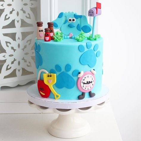 Happy Birthday Ethan, Blue's Clues Birthday Party, Cakes For Sale, Clue Party, Blue Birthday Parties, Boys 1st Birthday Party Ideas, Second Birthday Ideas, 1st Birthday Themes, Blue’s Clues