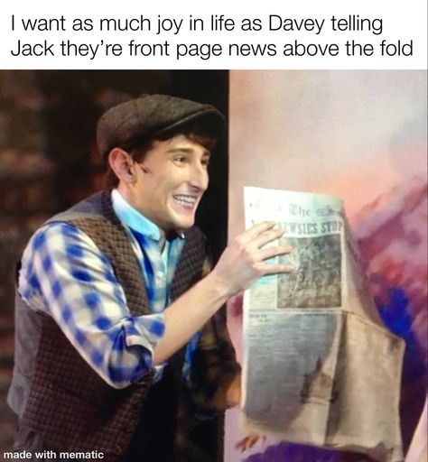 Jack X Davey Newsies, Newsies Comics, Javid Newsies, Davey Newsies, Ben Fankhauser, Newsies Broadway, Theatre Jokes, Jeremy Jordan, Jack Kelly