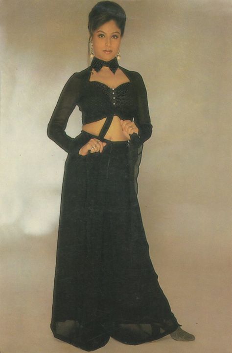 Ayesha Jhulka, 90s Bollywood Actress, 90s Bollywood, Bollywood Actress, Most Beautiful, Two Piece Skirt Set, Actresses