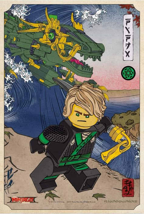 Ninjago Kai And Nya, Ninjago Poster, Lego Ninjago City, Ninjago City, Lego Wallpaper, Lloyd Ninjago, Lego Ninjago Lloyd, Ninjago Fan Art, Kuroo Haikyuu