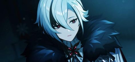 Arlecchino Androgynous Women, Icon Gif, Banner Gif, Event Banner, Winter Night, White Hair, The Expanse, Anime Character, Animated Gif