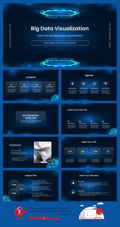 Big Data Free Google Slides Template and PowerPoint Theme – presentation by PPTMON

#FREEPPTTEMPLATE, #PPTDESIGN, #POWERPOINTDESIGN, #POWERPOINTTEMPLATE, #GOOGLESLIDES, #GOOGLESLIDESTHEME, #GOOGLEPRESENTATION, #PRESENTATIONDESIGN, #FREEPOWERPOINTTEMPLATES Power Point Presentation Design, Organizational Chart Design, Theme Presentation, Big Data Technologies, Presentation Slides Design, Power Point Presentation, Slides Design, Professional Powerpoint Templates, Powerpoint Design Templates