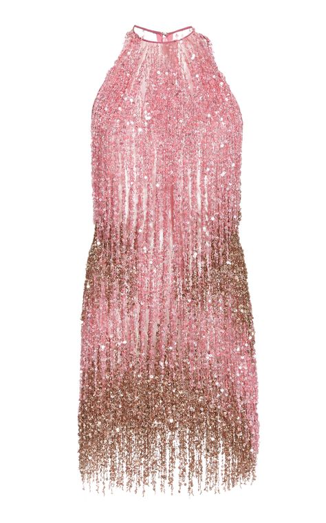 Beaded Fringe Dress by NAEEM KHAN for Preorder on Moda Operandi Moda Operandi Dress, Beaded Fringe Dress, Wedding Party Outfits, Gold Sequin Dress, Afternoon Dress, Naeem Khan, Fame Dr, Fringe Dress, Edwardian Fashion