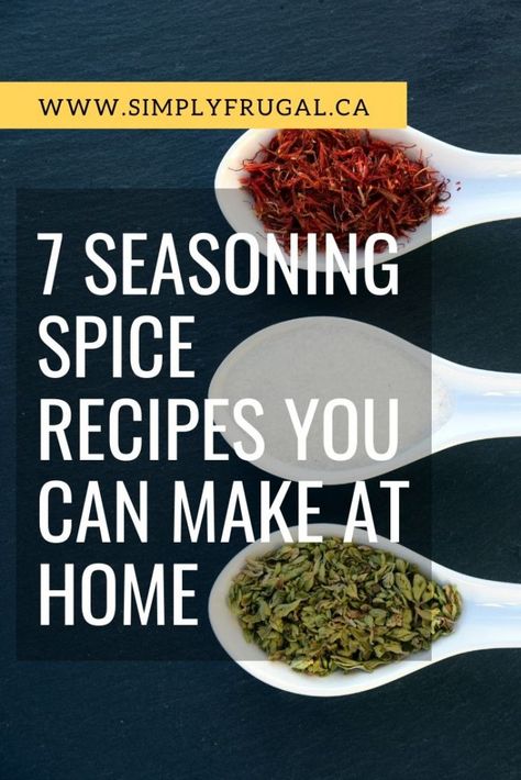 Recipes Archives - Simply Frugal Home Made Spices, Italian Seasoning Recipe, Homemade Curry Powder, Make Taco Seasoning, How To Make Home, Grocery Savings Tips, Curry Seasoning, Homemade Ranch Seasoning, How To Make You