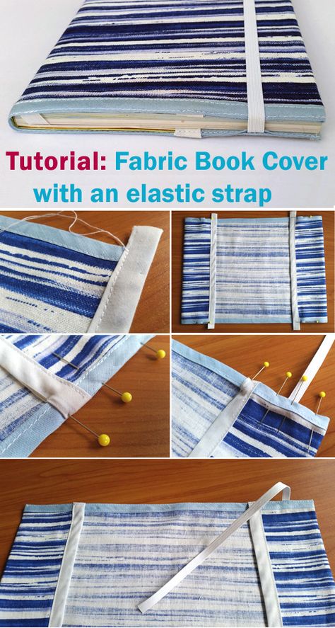 Quick Sewing Gifts, Pattern Construction, Book Socks, Fabric Book Covers, Book Cover Diy, Hand Sewing Projects, Sewing Easy Diy, Blue And White Fabric, Fabric Journals