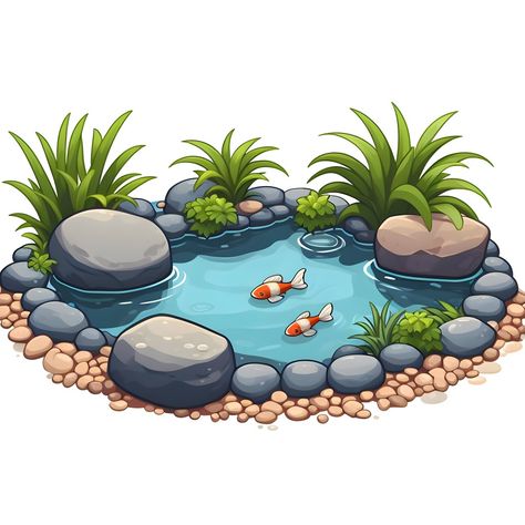 Pond Cartoon, Pond Drawing, Drukarka 3d, Desain Buklet, Flower Art Drawing, Graphic Design Photoshop, Art Painting Gallery, Amazing Art Painting, Art Drawings For Kids