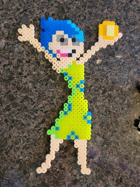 Inside Out Joy Perler beads Inside Out Joy, Easy Perler Beads Ideas, Hamma Beads, Diy Perler Bead Crafts, Beads Designs, Beads Ideas, Diy Perler Beads, Perler Beads Designs, Perler Bead