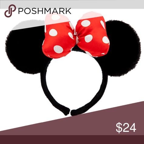 Pre-owned Official Minnie Mouse Ears (2) Pre-owned but excellent condition. Two headbands. Disney Accessories Disney Ears Hat, Disney Minnie Mouse Ears, Disney Headbands, Polka Dot Headband, Disney Hats, Minnie Mouse Ears Headband, Head Wrap Headband, Mouse Ears Headband, Mickey Mouse Ears