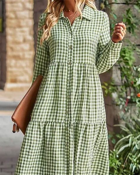 https://www.andgold.co/search-results?q=green 💚💚💚 #green #greendresses #greenplants #sunshine #modestclothing #boutiqueclothing #modestboutique Casual Plaid Shirt, Shirt Dress Women, Plaid Shirt Dress, Beach Holiday Dresses, Plaid Dress Shirt, Long Sleeve Plaid Shirt, Midi Dress Casual, Plaid Fashion, Holiday Dress