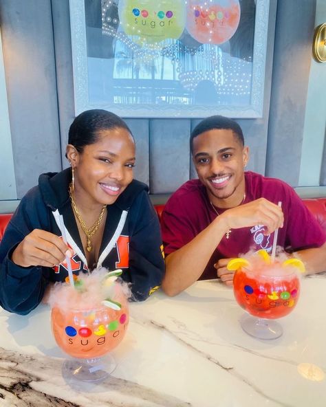 Ryan Destiny And Keith Powers, Ryan Destiny Aesthetic, Ryan And Keith, Black Love Pictures, Keith Powers, Couple Mignon, Ryan Destiny, High School Outfits, The Way He Looks