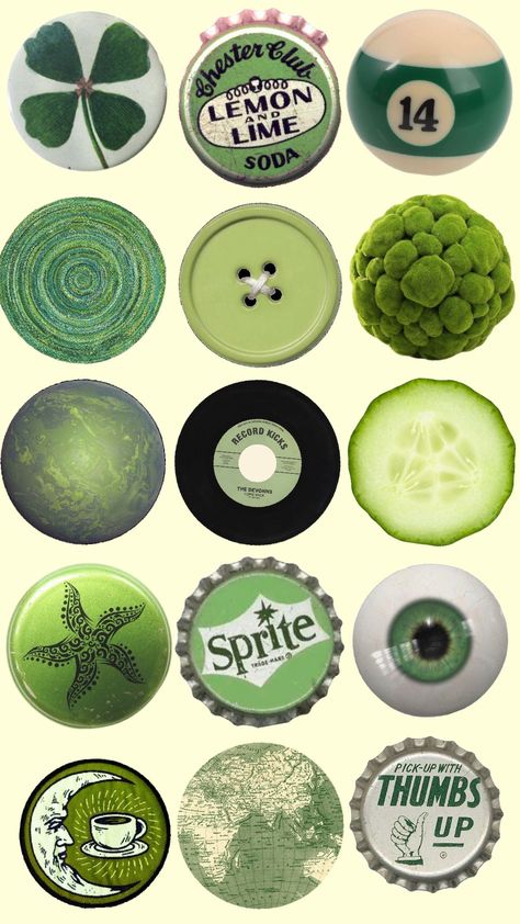 circles -green Collage Green Aesthetic, Ig Icons Highlights Aesthetic, Circle Collage, Circle Painting, Green Highlights, Digi Scrapbooking, Collage Making, Phone Wallpaper Patterns, Instagram Highlight Icons