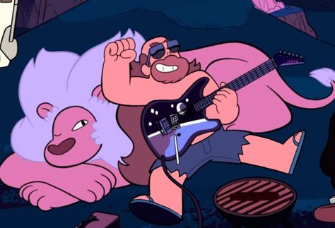 Greg Universe Fanart, Young Greg Universe, Greg Universe, Steven Universe Funny, Steven Universe Fanart, Random Ideas, Iphone Icon, In The Flesh, Playing Guitar