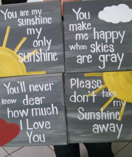 You are my sunshine Sunshine Painting, Happy Sunshine, Boy’s Room, Painting Canvases, Easy Canvas Painting, Canvas Painting Designs, Canvas Painting Diy, Sun Art, Scripture Art