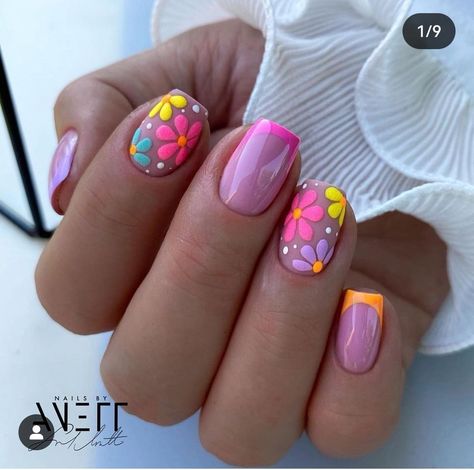 Short Nail Ideas, Trendy Summer Nails, Wow Nails, Simple Gel Nails, Summery Nails, Cute Gel Nails, Short Nail, Ideas Nails, Short Acrylic Nails Designs