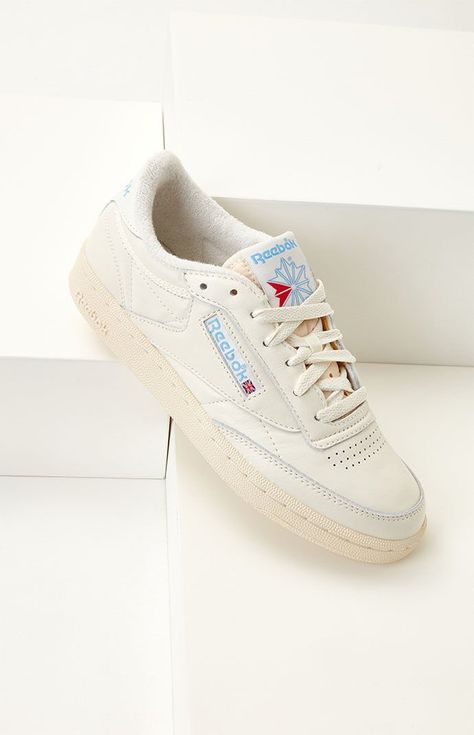 Everyday Sneakers, Club C 85 Vintage, Reebok Logo, Club C 85, Vintage Sneakers, Reebok Sneakers, Club C, Before Midnight, Reebok Women