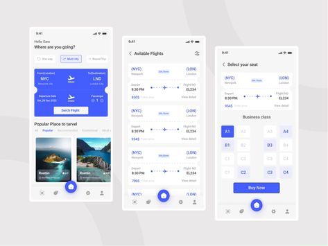 Flight Booking App, Flight App, Air Ticket Booking, App Inspiration, Airline Booking, Flight Status, App Ideas, Mobile App Design Inspiration, Ticket Design