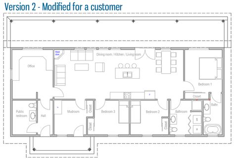 5 Bedroom House Plans, Sims Inspiration, Homestead Ideas, Modern Floor Plans, Sims Houses, Small House Floor Plans, Small House Plan, Barn Homes, Small Room Design