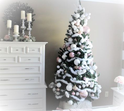 MAKING MY CHRISTMAS TREE TALLER – Decorate & More with Tip Tall Trees, Guest Bedrooms, Christmas Tree, Christmas Decorations, Holiday Decor, Christmas, Home Decor