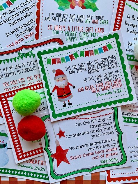 12 Days of Christmas Tags. Classroom Gifts For Students, 12 Days Of Christmas Tags, Stockings Diy, Called To Serve, Elder Sister, Christmas Craft Fair, Christmas Tags Printable, Package Ideas, Twelve Days Of Christmas