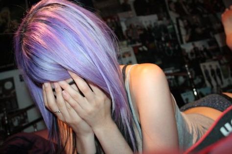 lav Cute Hair Colors, Lilac Hair, Dyed Hair Inspiration, Unique Hair, Pretty Hair Color, Colorful Hair, Scene Hair, كريستيانو رونالدو, Zooey Deschanel