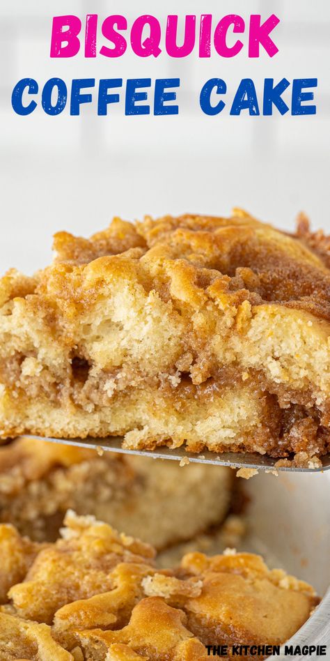 Bisquick Coffee Cake, Bisquick Coffee Cake Recipe, Bisquick Recipes Breakfast, Bisquick Mix Recipe, Baking Mix Recipes, Breakfast Coffee Cake, Coffee Cake Recipes Easy, Coffee Cake Muffins, Bisquick Recipes