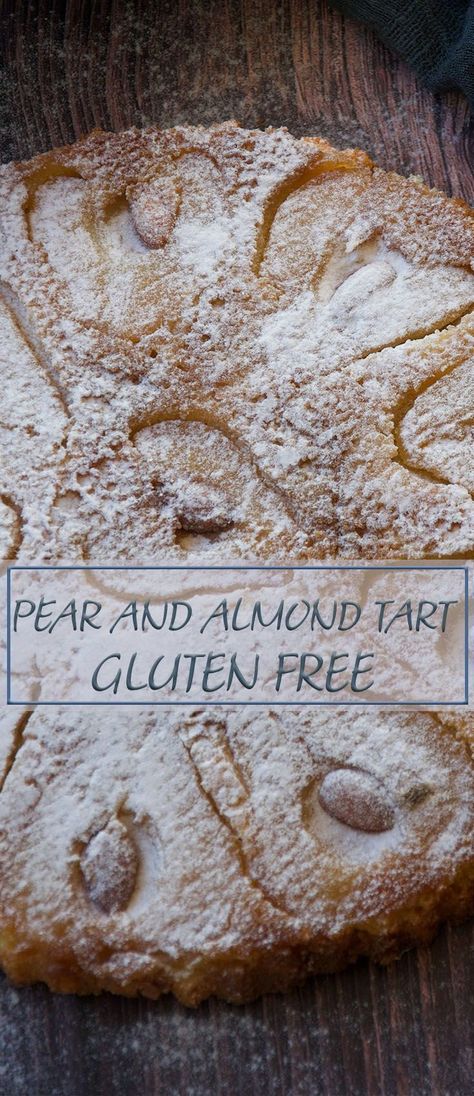 Pear And Almond Tart, Sweet Bakes, Cookies Sans Gluten, Pear Dessert, Almond Tart, Calligraphy Ideas, Tart Dessert, Tea Ideas, Pear Recipes