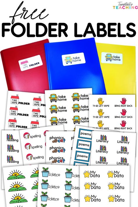 Get your peel-and-stick fingers ready because it’s school folder frenzy time, and we are showing up with free school folder labels for teachers. Folder Labels For School Free, Folder Labels For School, Labels For Notebooks, Homework Folder Labels, Folder Names Ideas, School Labels Printables, Boy Activities, Data Folders, Math Folders