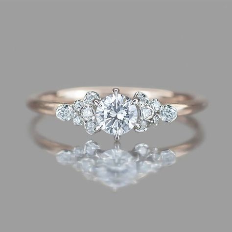 Rose Gold Engagement Rings, Pretty Engagement Rings, Cute Engagement Rings, Future Engagement Rings, Dream Engagement, Dream Engagement Rings, Beautiful Engagement Rings, Rose Gold Engagement, Wedding Rings Vintage