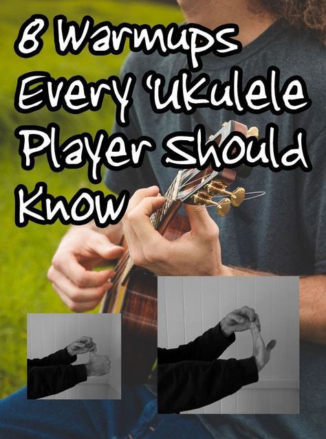 Warming up is an important part of playing and performing with your 'ukulele. It gets the muscles in your fingers active so that you can play better and with le Teaching Ukulele, Ukulele Songs Beginner, Learning Ukulele, Cool Ukulele, Ukulele Chords Songs, Uke Songs, Ukulele Tutorial, Finger Exercises, Ukulele Music