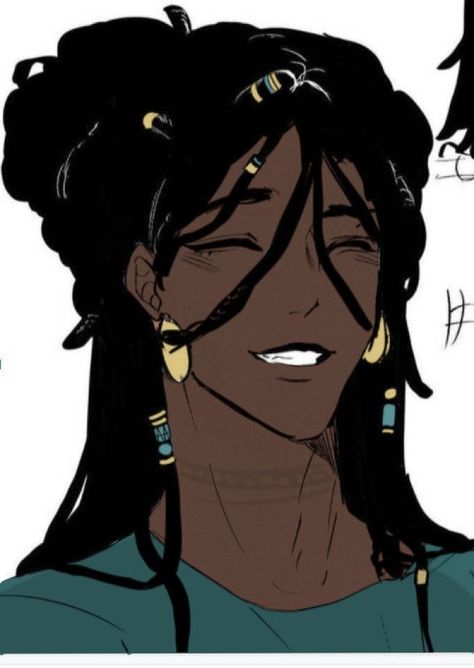 Dreadlocks Character Design Male, Dread Head Pfp Anime, Long Hair Man Character Design, Arcane Male Characters, Black Oc Male Dreads, Poc Drawings Male, Dreadlock Drawing, Dreadhead Art, Anime Dreadlocks