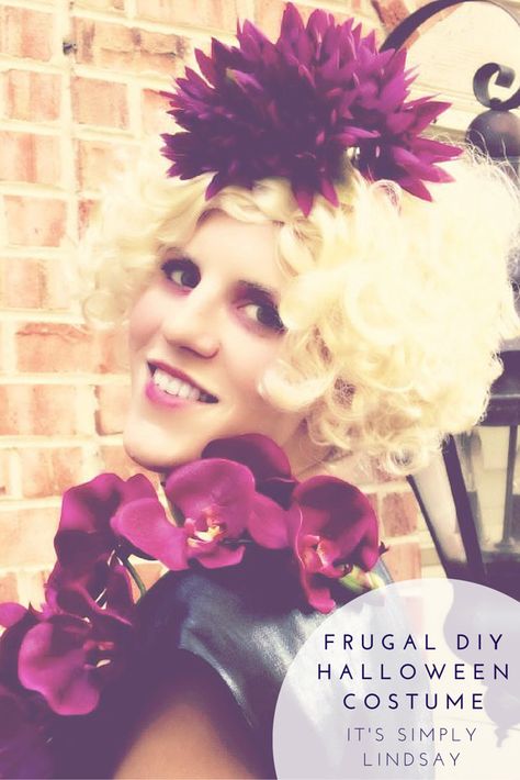 Frugal DIY Halloween Costume (1) Hunger Games Effie, Hunger Games Characters, Effie Trinket, Diy Halloween Costume, Halloween Looks, Simple Diy, Diy Costumes, Diy Halloween, Hunger Games