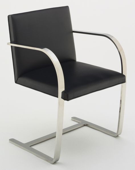 Ludwig Mies van der Rohe, Brno Chair, 1929-30 Brno Chair, Office Chair Diy, Eileen Gray, Ludwig Mies Van Der Rohe, Chaise Cantilever, Cantilever Chair, Art Chair, Contemporary Dining Chairs, Accent Arm Chairs