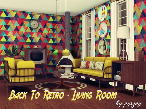 English Living Rooms, Sims 3 Living Room, 80s Furniture, 60s Interior, Sims Furniture, Ts4 Mods, Sims 3 Cc Finds, Sims 4 Cc Kids Clothing, Living Room Tv Unit