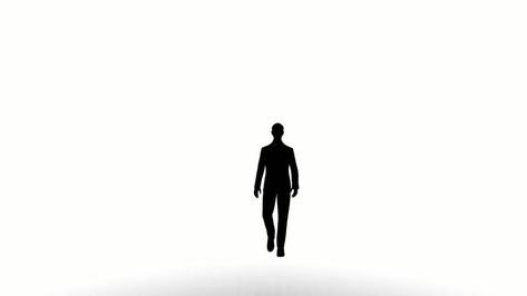 silhouette people walk on white background. silhouette black people walking communicate white screen. design for animation, people standing, isolate, speak, person, human, silhouette body. Animation People, Person Silhouette, Silhouette People, White Screen, People Walking, Free Stock Video, Screen Design, People Standing, Bleach Anime