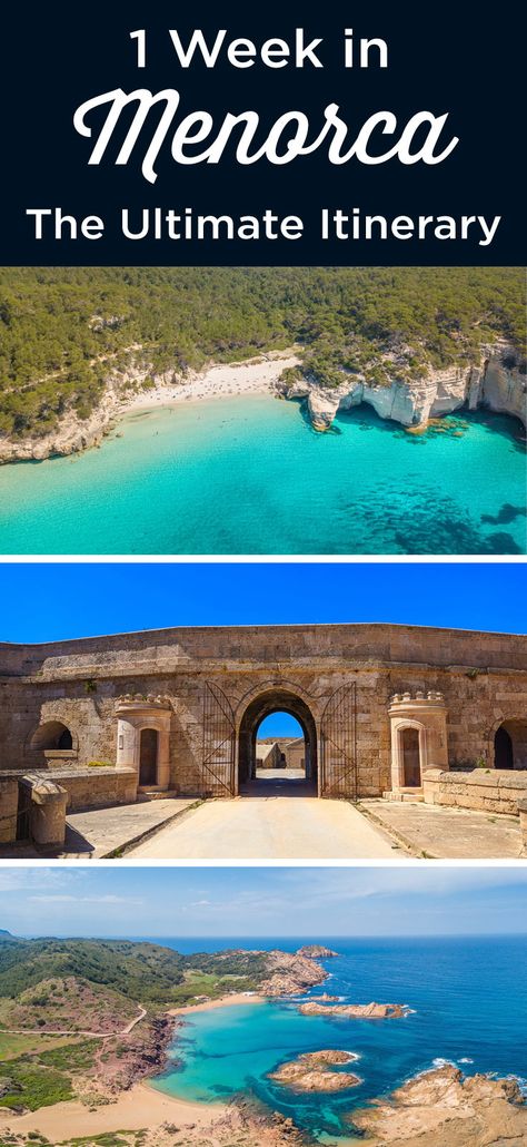 Menorca Travel Guide, Cala Galdana Menorca, Minorca Spain, 40th Birthday Trip Ideas, Menorca Beaches, Cala Galdana, Menorca Spain, Spain Itinerary, Southern Spain