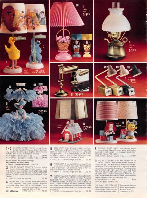 1980. I had the doll lamp but in gold back in the '70's. The shade would light up and so would under the skirt. 1960s Toys, House Lamp, Antique Light Fixtures, Under The Skirt, Christmas Catalogs, Christmas Book, Vintage Pin Up, Oldies But Goodies, Christmas Store