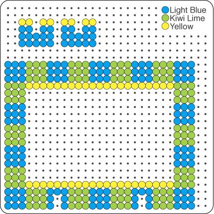 Bead Frames, Easy Perler Bead Patterns, Melty Bead Patterns, Pixel Beads, Pearl Beads Pattern, Perler Ideas, Fusion Beads, Perler Bead Templates, Diy Perler Bead Crafts