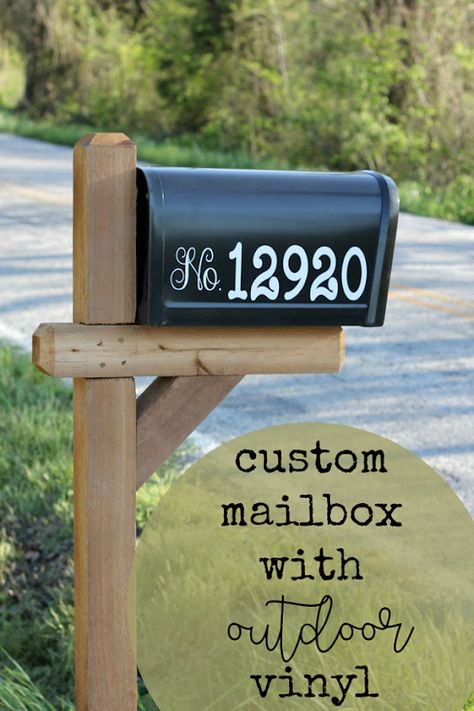 personalize your mailbox with Cricut #cricutmade #cricut #cricutmaker