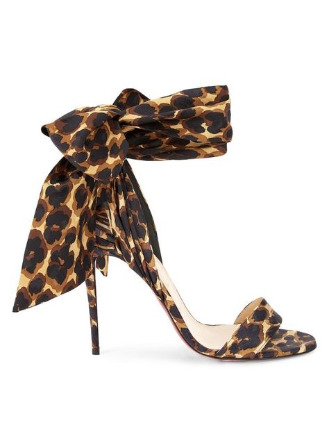 مرسيدس بنز, Christian Louboutin Sandals, Leopard Print Sandals, T Strap Heels, Aesthetic Shoes, Stiletto Sandals, Dream Shoes, Luxury Shoes, Ankle Strap Sandals