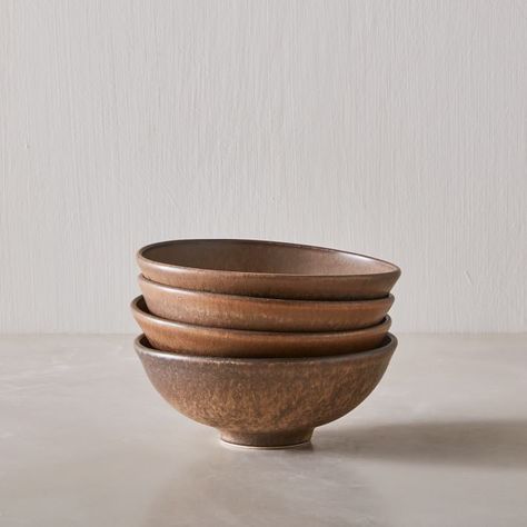 Designed exclusively for West Elm by Aaron Probyn, our Kanto Collection showcases speckling on each piece for a laid-back yet elevated approach to everyday dining. Small Ceramic Bowls, Pottery Photography, Mexican Glassware, Bowl Sets, Small Ceramic Bowl, Human Anatomy Art, Arctic Blue, Stainless Steel Flatware, Cereal Bowl