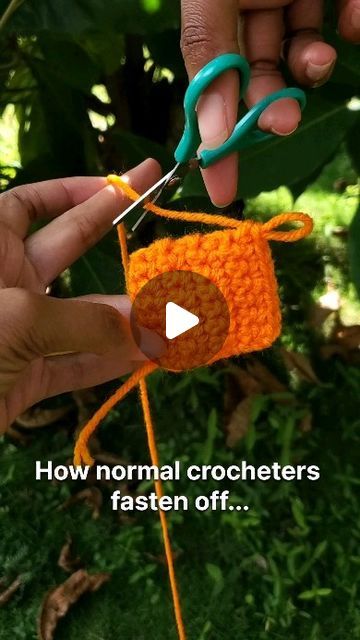 Crochet by Doris 🇭🇹 on Instagram: "No more loose ends! Discover my innovative method for fastening off in crochet.
Which do you prefer ?
#crochetersofinstagram #crochet #crochetaddict" Crochet Fastening Off, Loose Ends, Crochet Cowl, Crochet Basics, Crochet Tutorial, No More, Witch, Crochet, On Instagram