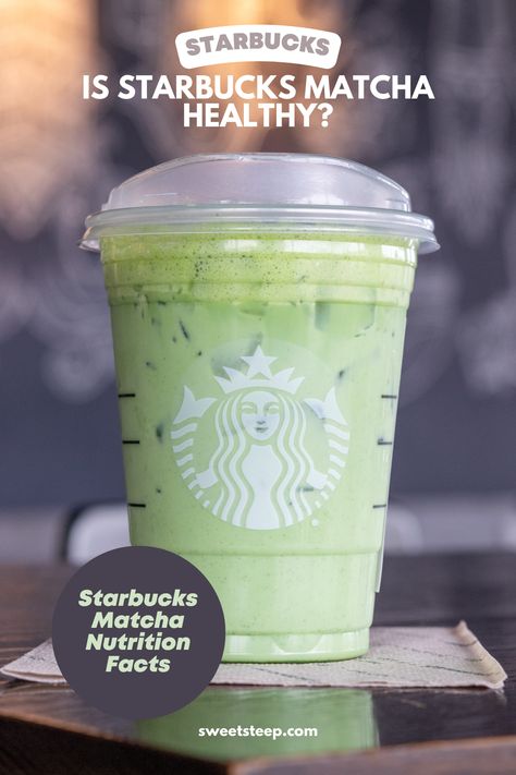 A Starbucks Iced Matcha Latte sitting on a Starbucks napkin on a table inside Starbucks. Low Calorie Matcha Drink, Is Matcha Good For You, Matcha Starbucks Drinks Order Sweet, Good Matcha Starbucks Drinks, Best Matcha Drink From Starbucks, Sweet Matcha Starbucks Drinks, Matcha Recipe Starbucks, Healthy Matcha Starbucks Drinks, Iced Matcha Latte Starbucks Order